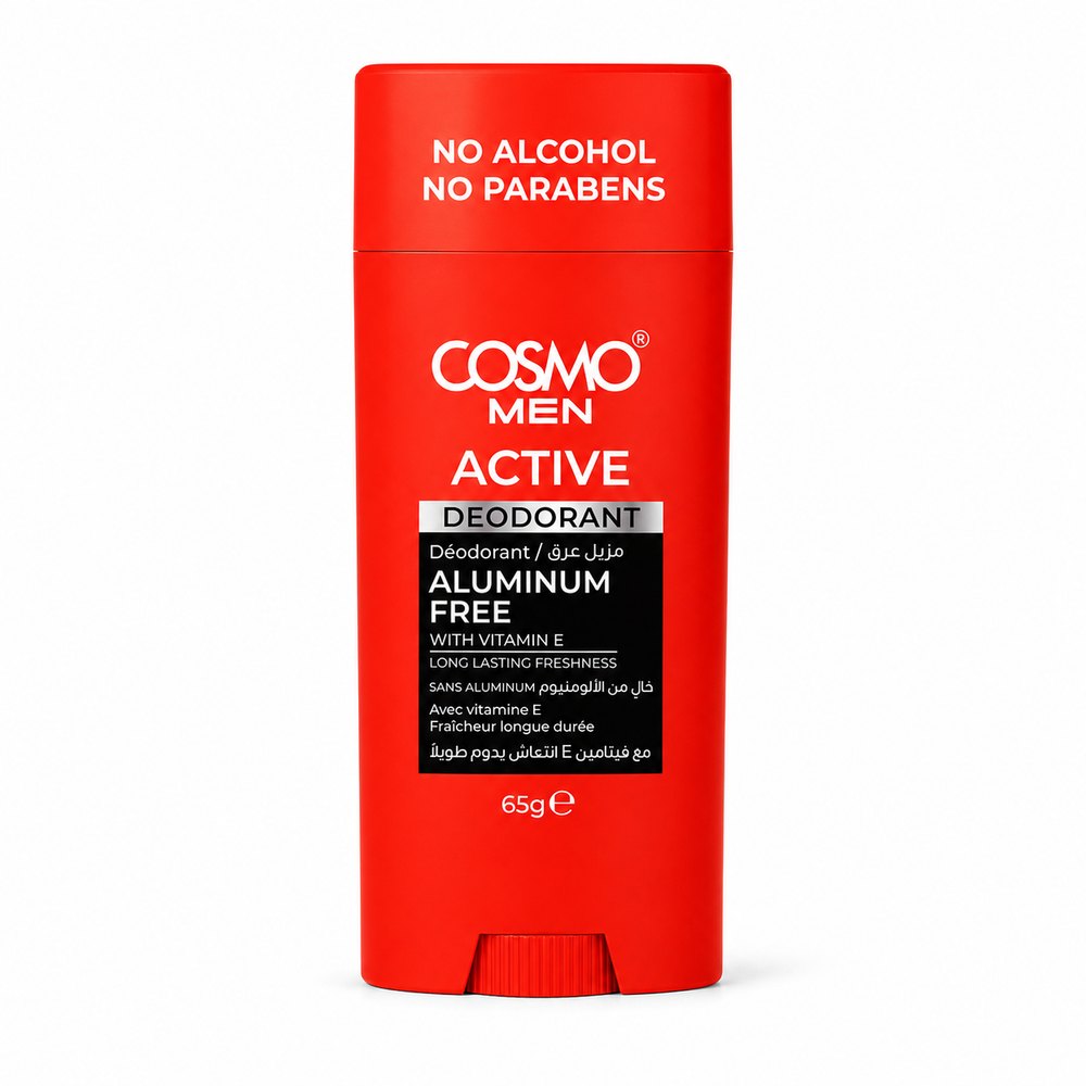 COSMO Men active Deodorant - 65g | كوزمو مزيل تعرق للرجال - 65 غرام