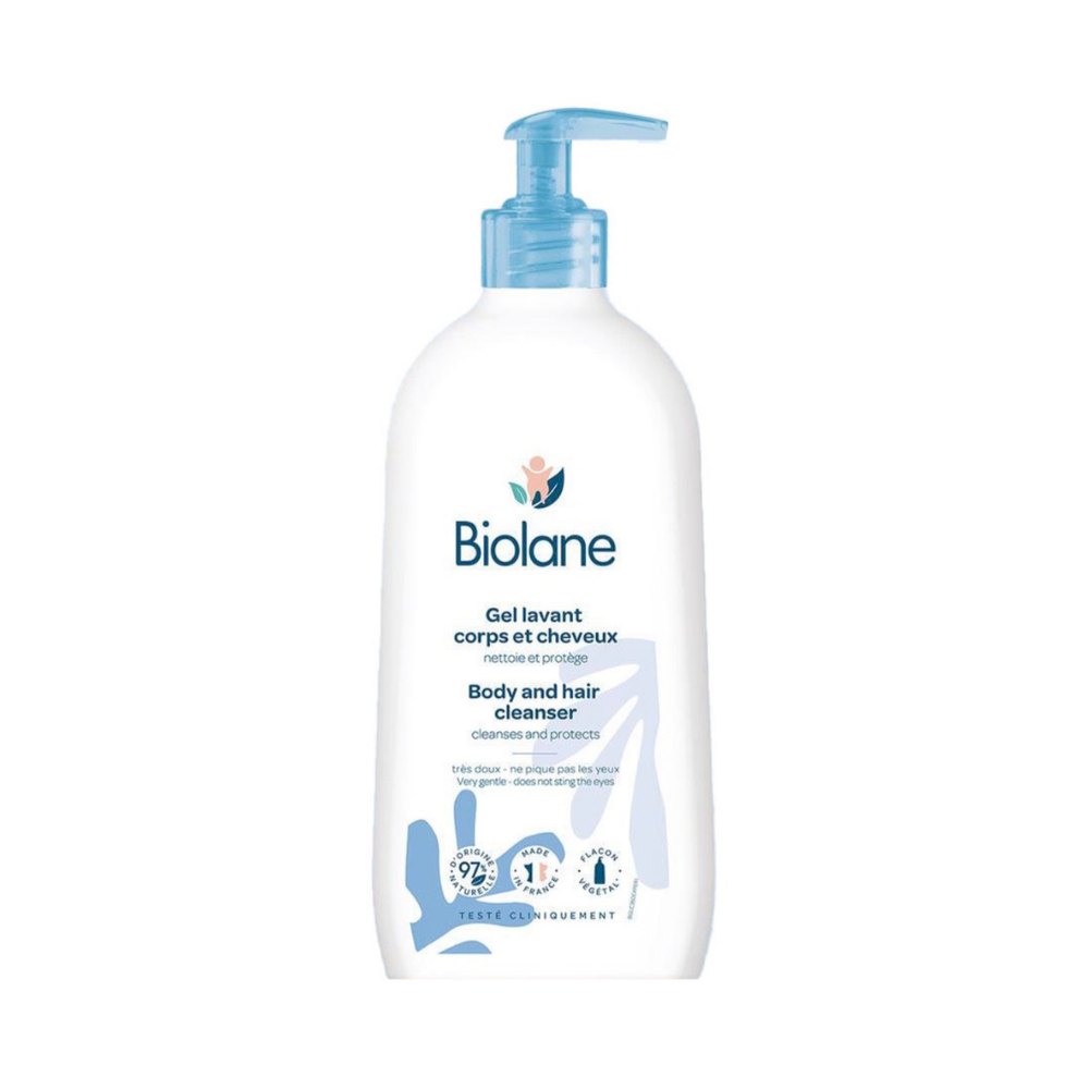 Biolane Body & Hair Washing Gel 2-1 - 350ml| بايولان جل استحمام للجسم والشعر -350 مل