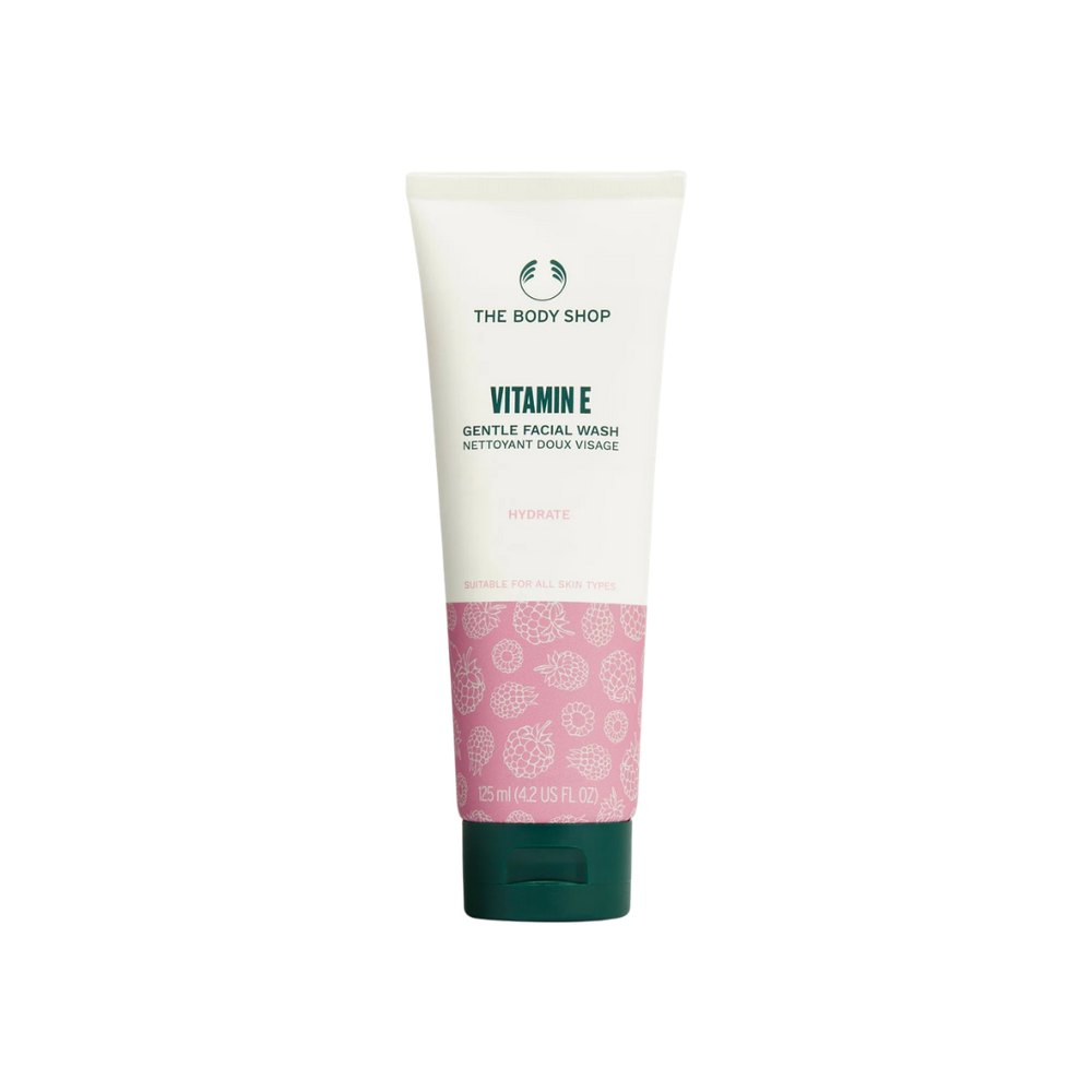 The Body Shop Vitamin E Gentle Facial Wash Hydrate - 125ml | ذا بودي شوب غسول للبشرة بالفيتامين اي - 125 مل