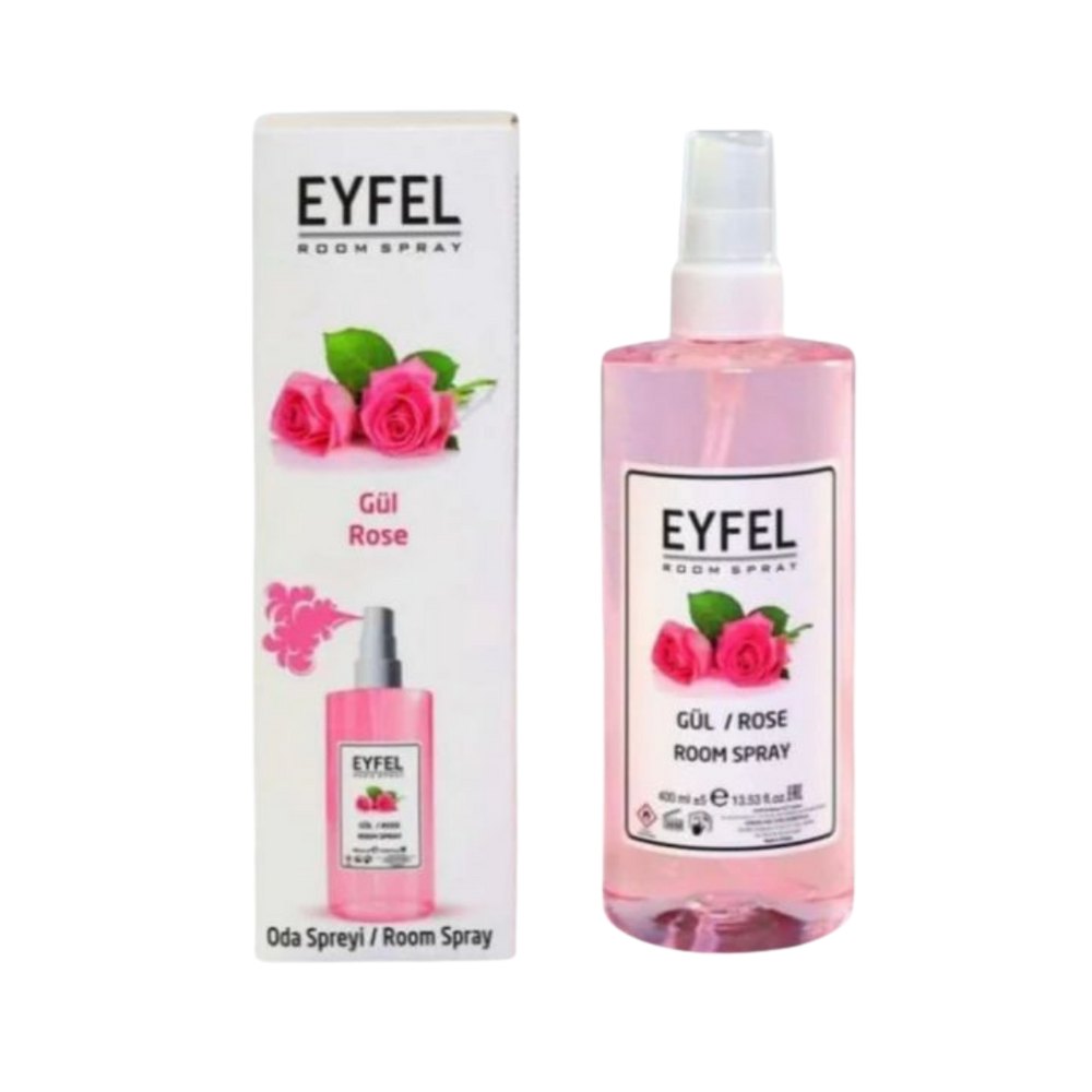 EYFEL Rose Room Spray - 400ml | ايفل بخاخ معطر غرف برائحة الورد - 400 مل
