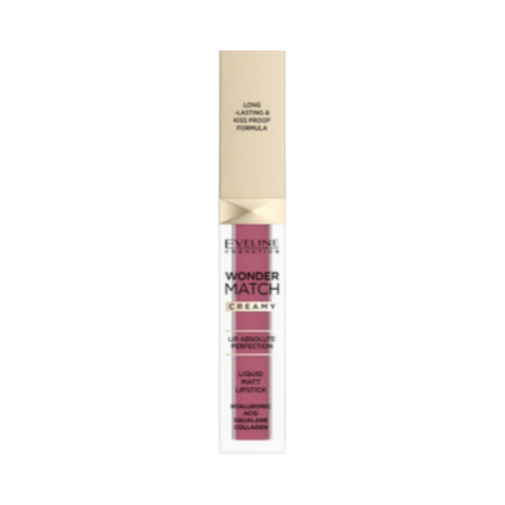 EVELINE Wonder Match Creamy Liquid Matt Lipstick - 6.8ml | ايفلين أحمر شفاه مات - 6.8 مل