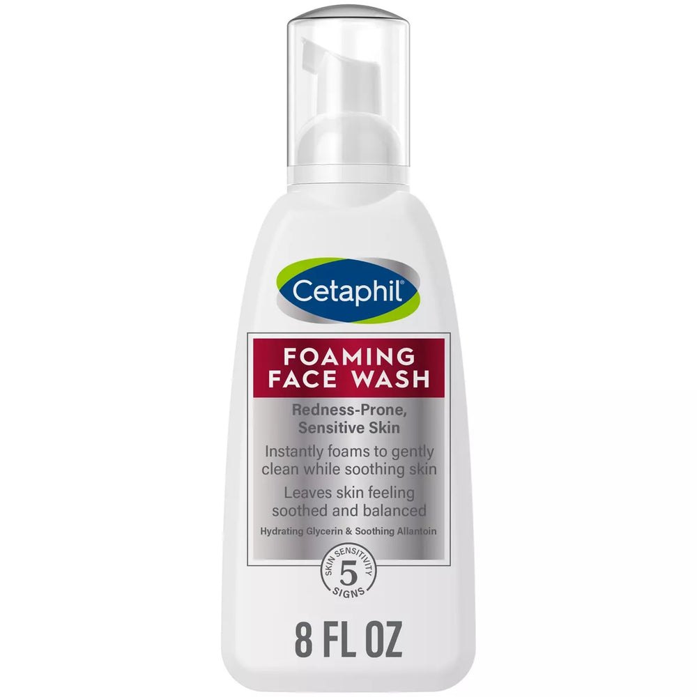 Cetaphil Foaming Face Wash - 237ml | سيتافيل غسول رغوي للبشرة المعرضة للاحمرار - ٢٣٧ مل