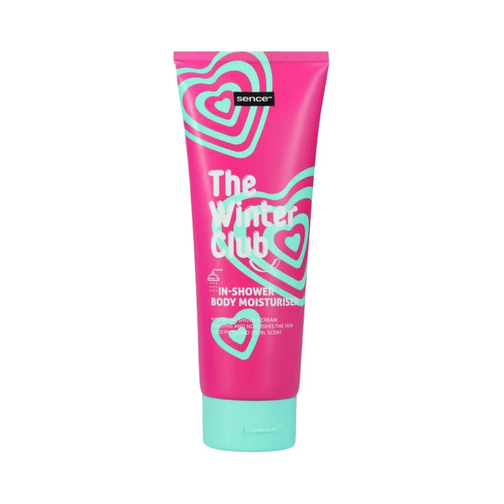 Sence Beauty The Winter Club In Shower Body Moisturiser Coco Pistachio Swirl Scent - 250ml | سينس بيوتي كريم مرطب للجسم خلال الاستحمام ذا وينتر كلوب برائحة الكاكاو والبيستاشيو - 250 مل