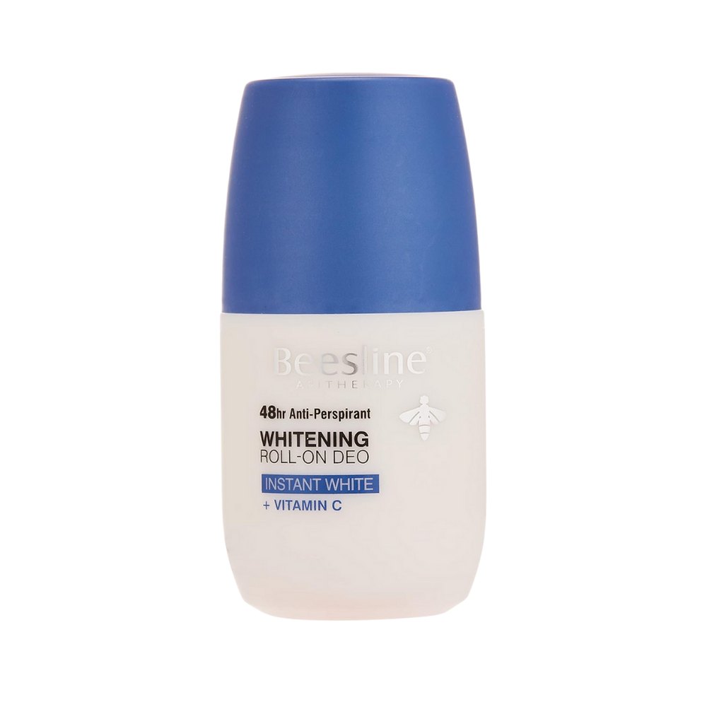 Beesline Whitening Roll On Instant Whitening with Vitamin C for Women - 50ml | بيزلين رول اون تفتيح فوري مع فيتامين سي للنساء - 50 مل
