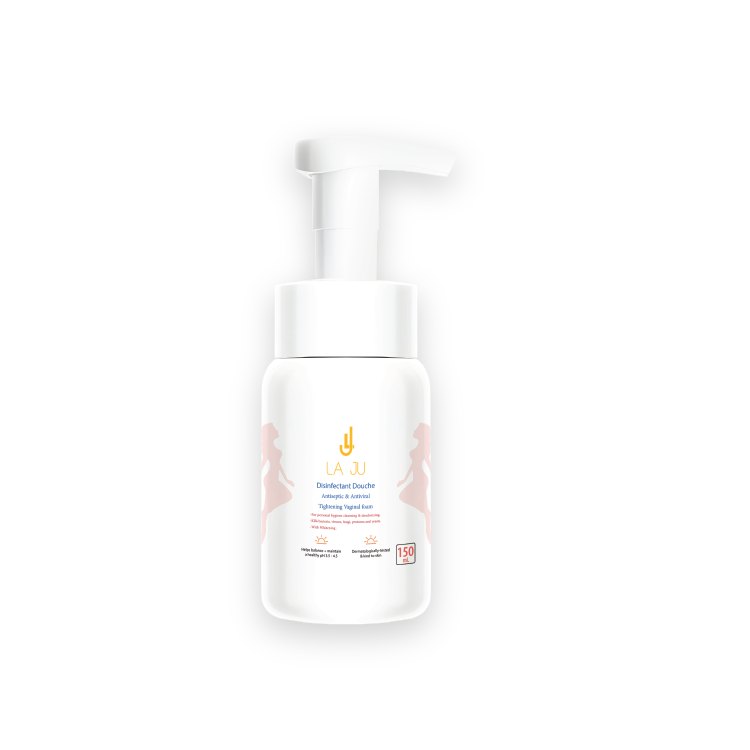 LA JU Disinfectant Douche Antiseptic & Antiviral Tightening Vaginal foam - 150ml | لا جو غسول رغوي ومضاد للفيروسات-150 مل