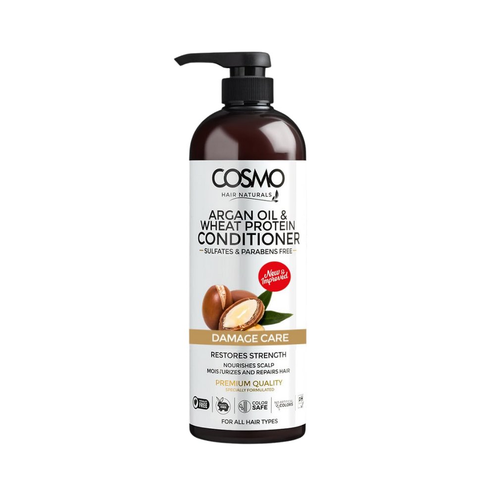 Cosmo Argan Oil & Wheat Protein Conditioner - 1000ml | كوزمو بلسم بزيت الأرغان وبروتين القمح - 1000 مل