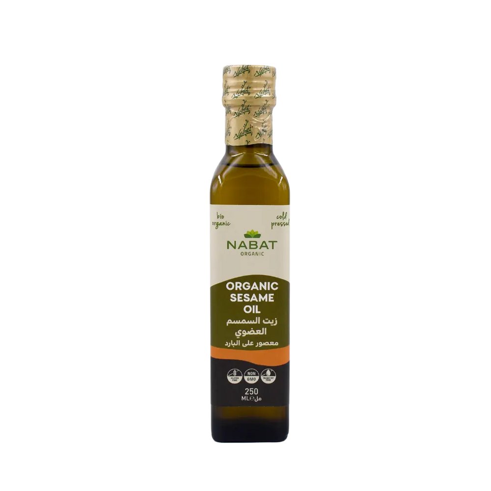 NABAT ORGANIC Organic Sesame Oil - 250ml | نبات زيت السمسم العضوي - 250مل