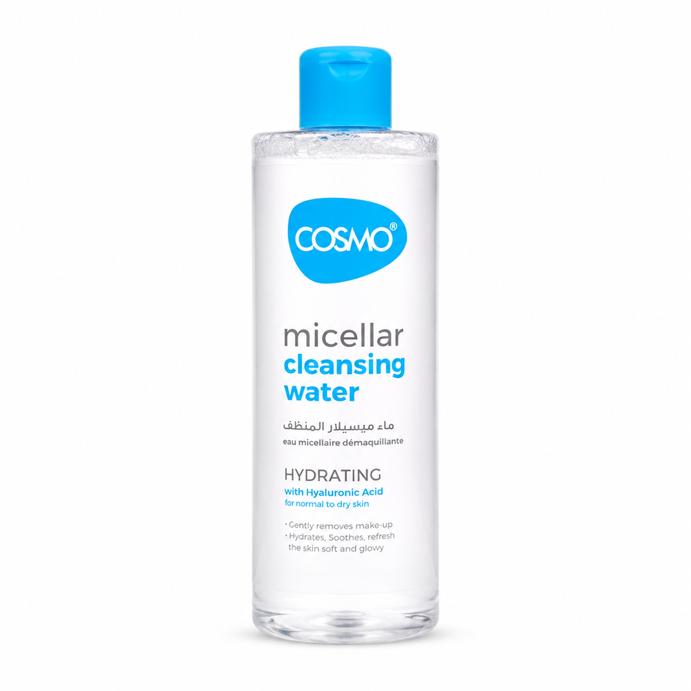 COSMO Micellar Cleansing Water Soothing - 500ml | كوزمو مزيل مكياج ميسيلار مهدئ للبشرة الحساسة - 500 مل