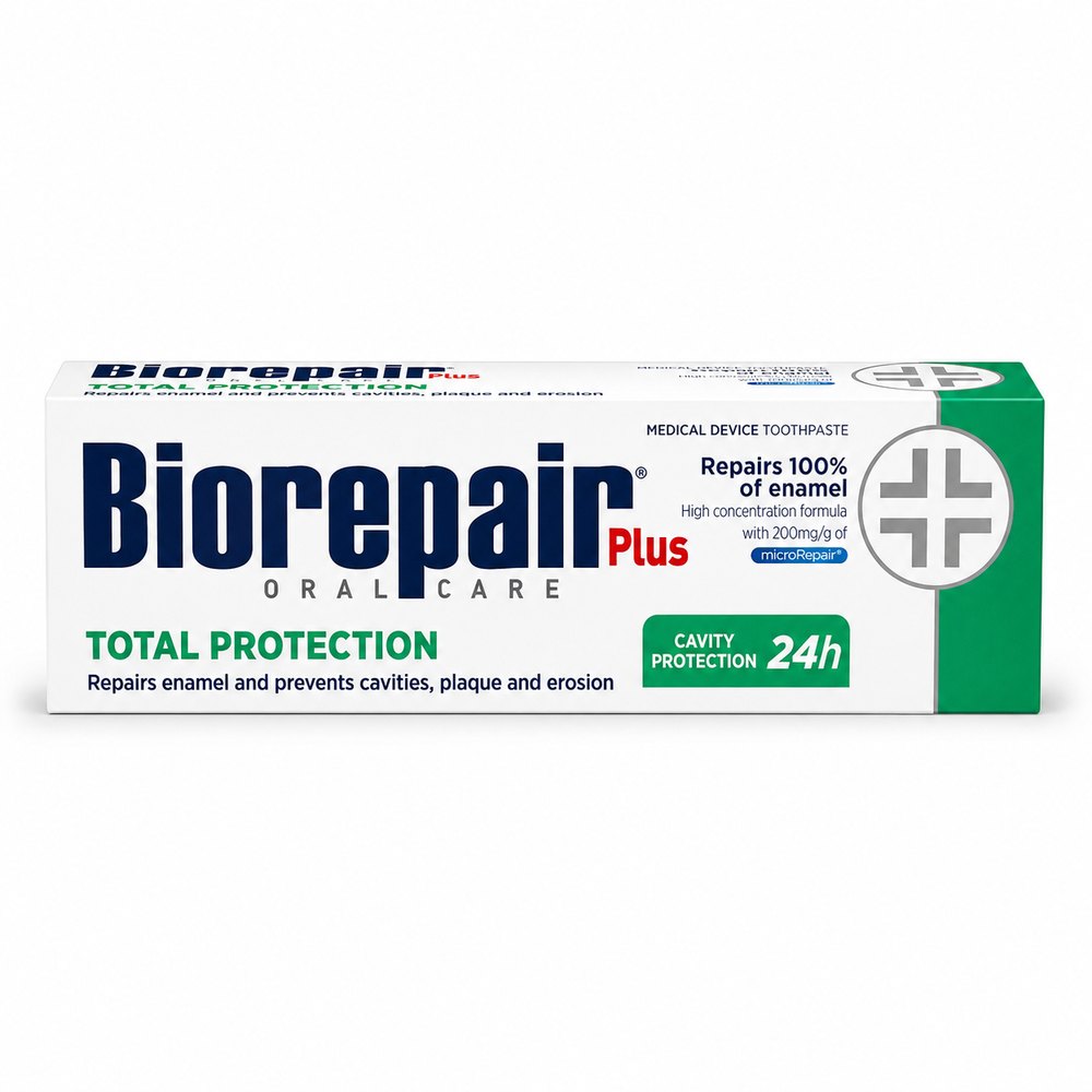 Biorepair Plus Total Protection - 75 ml | بايوريبير معجون أسنان عناية كاملة - 75 مل