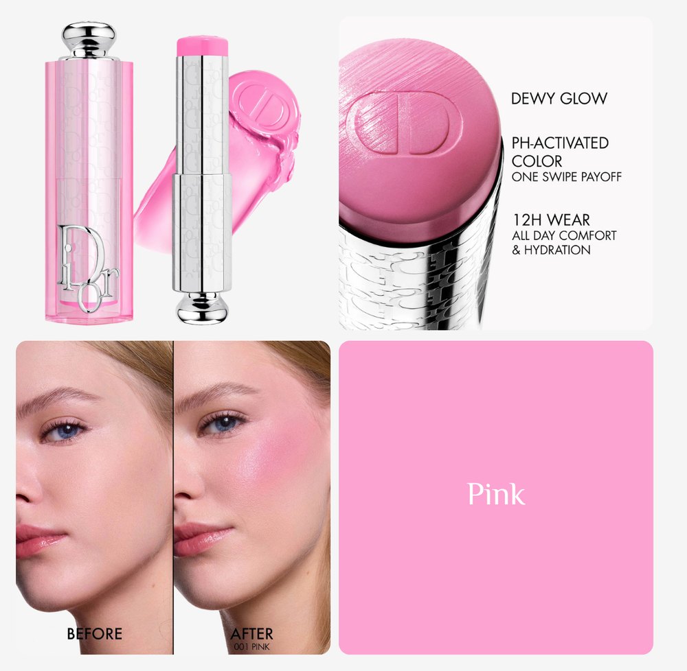 Dior Rosy Glow Blush Stick - 6g | ديور كريمي بلاش ستيك - 6 غرام