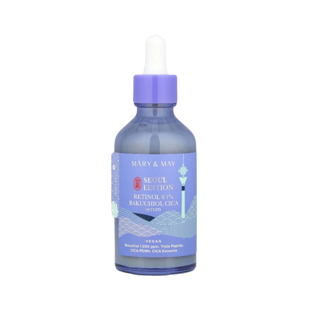 MARY & MAY Retinol 0.1% Bakuchiol Cica Serum - 80ml | ماري اند ماي سيروم الريتينول 0.1% و الباكشيول و السيكا - 80 مل