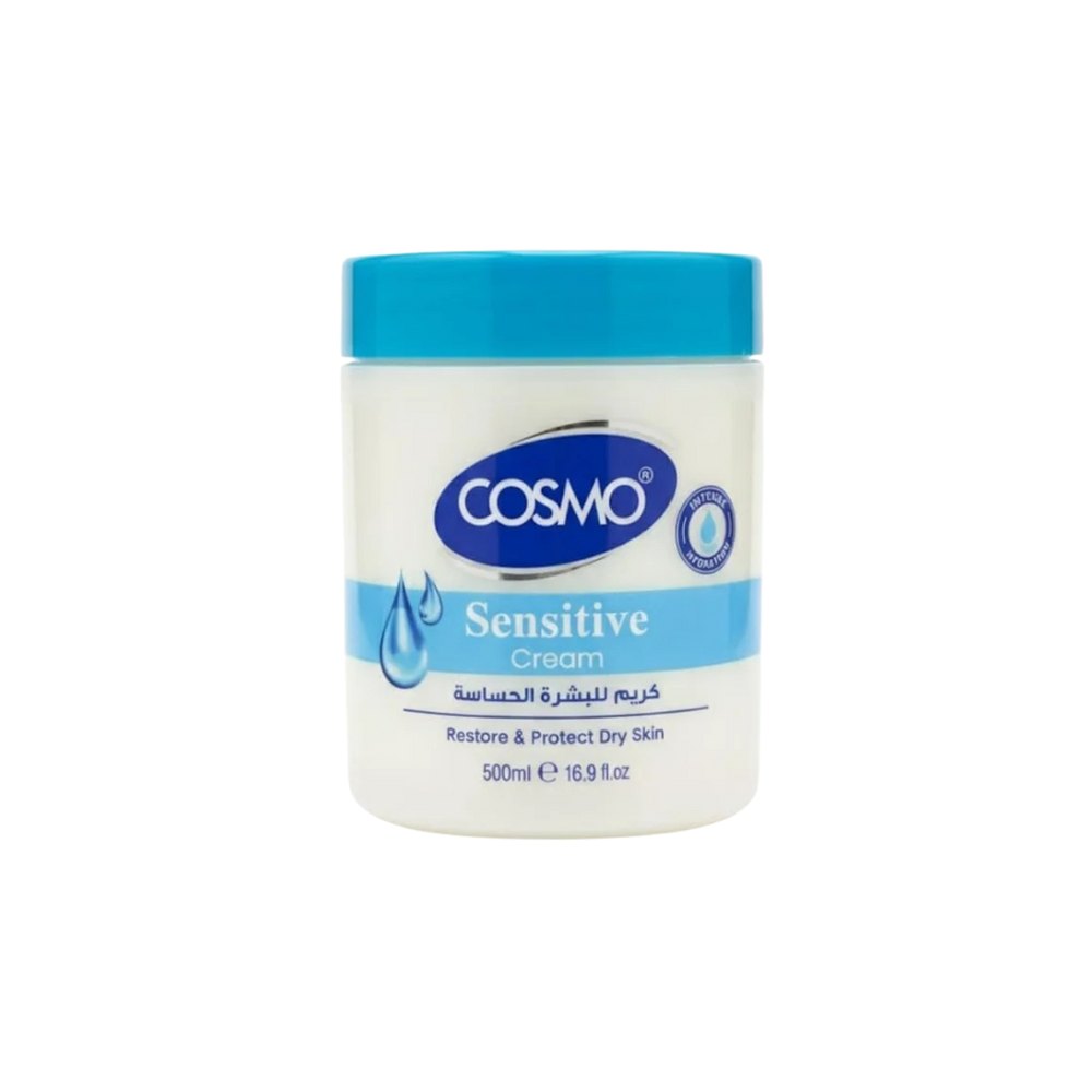 COSMO COSMETICS BODY CAMPHOR CREAM SENSITIVE - 500ml | كوزمو كريم للبشرة الحساسة - 500مل