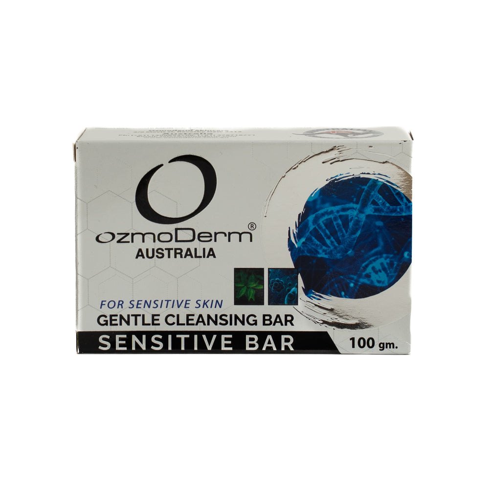 OzmoDerm FOR SENSITIVE SKIN GENTLE CLEANSING BAR - 100g | اوزموديرم صابونة لطيفة على الوجه للبشرة الحساسة - 100 غرام