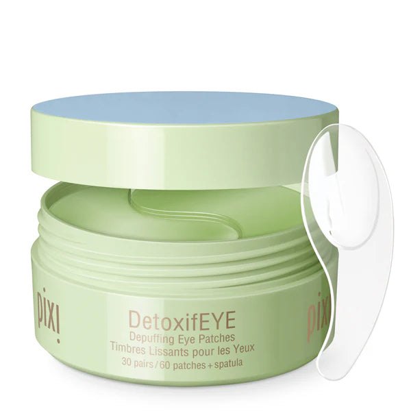 Pixi Detoxif eye Hydrating And Depuffing Eye Patches - 60pcs | بيكسي رقائق تحت العين المرطبة و المضادة للتورم - 60 قطعة