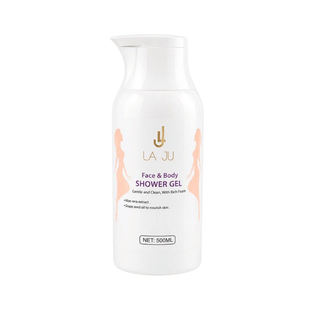 LA JU Face & Body Shower Gel - 500ml | لا جو جل استحمام للوجه والجسم - 500مل