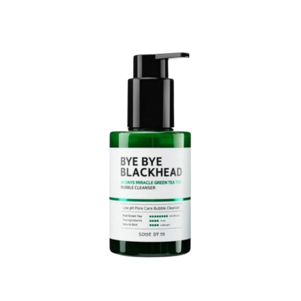 SOME BY MI Bye Bye Blackhead 30 Days Green Tea Tox - 120g | سوم باي مي منظف مقشر للرؤوس السوداء بالشاي الأخضر - 120 غرام