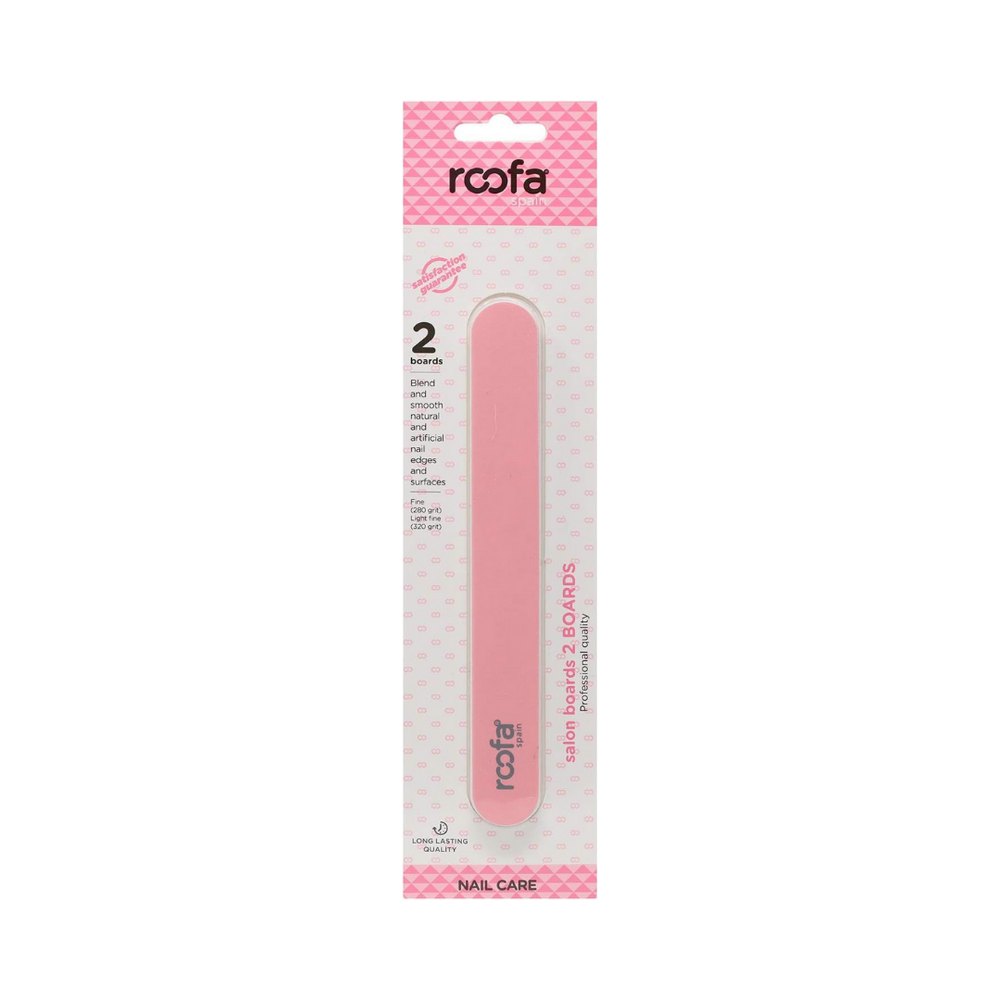 roofa Salon Boards 2 Boards 022NC | روفا مبرد للأظافر بسطحين مزدوجي الخشونة 022 NC