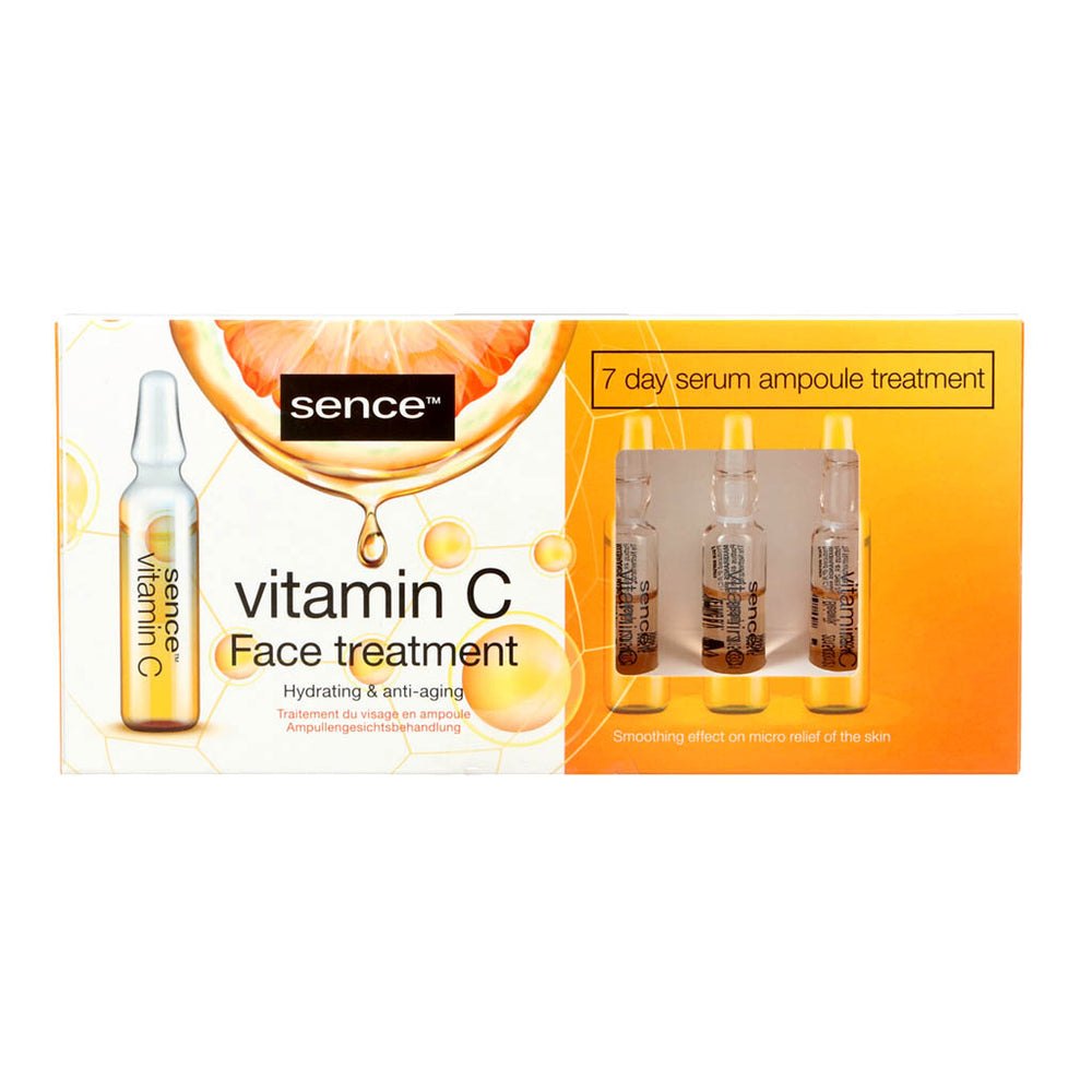 Sence Beauty Face Treatment Vitamin C Ampoule Kit - 7x2ml | سينس بيوتي أمبولات فيتامين سي علاجية للوجه - 7*2 مل