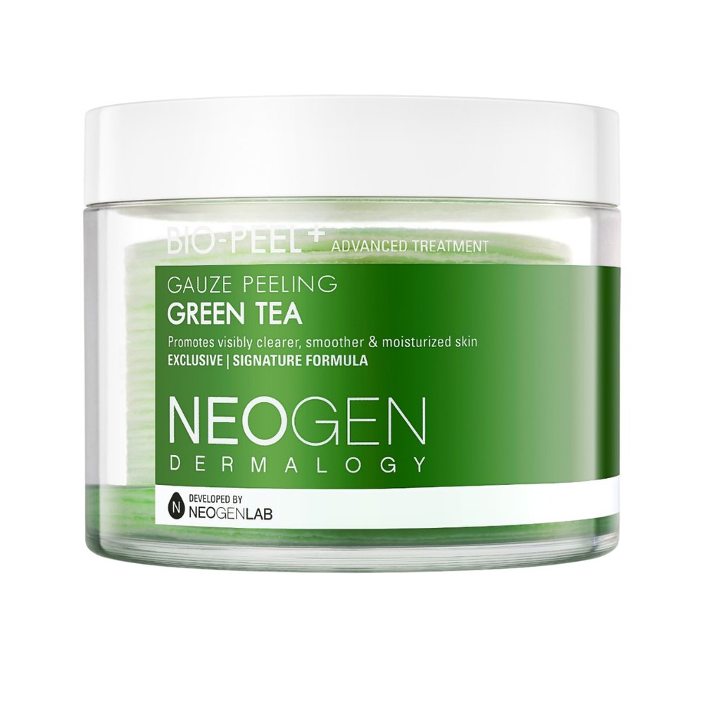 NEOGEN BIO PEEL GAUZE PEELING GREEN TEA - 30 pads |نيوجين بايو بيل وسادات تقشير الشاش بالشاي الأخضر - 30 وسادة