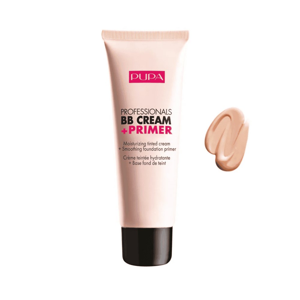 Pupa BB Cream + Primer - All Skin Types - 50ml | بوبا كريم بي بي مع برايمر لكل انواع البشرة - 50 مل
