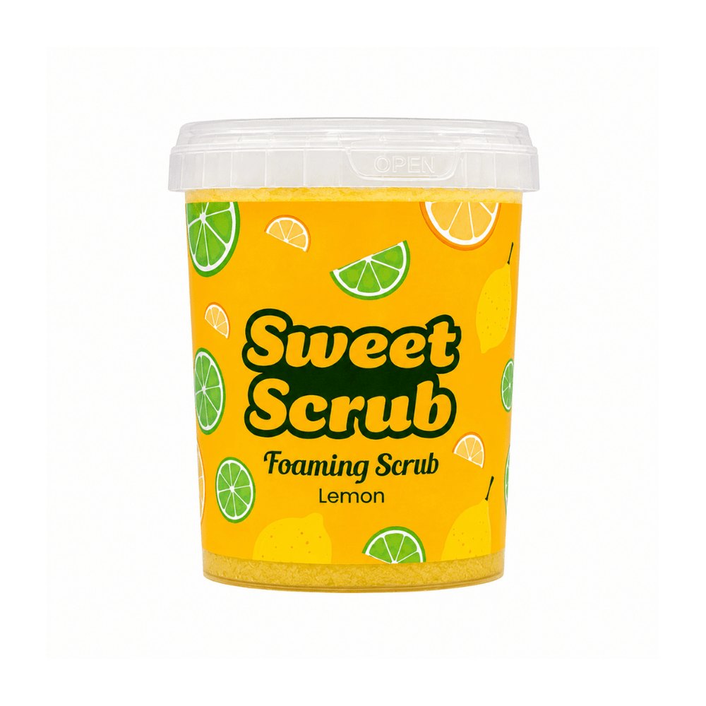 Sweet Scrub Foaming Scrub Foaming Scrub Lemon - 500g | سويت سكراب مقشر رغوي للجسم بالليمون – 500 غرام