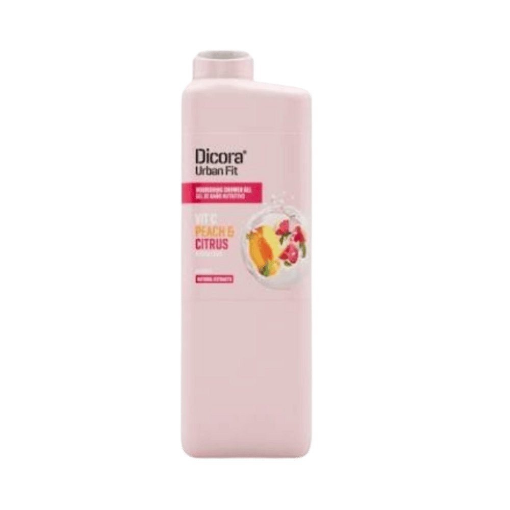 Dicora Urban Fit Shower Gel + Vitamin C Citrics & Peach - 750ml | ديكورا سائل استحمام بالفيتامين سي و الخوخ والمشمش - 750 مل