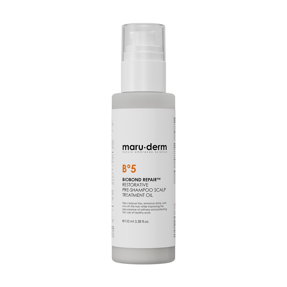 maru.derm BioBond Repair Pre-Shampoo Treatment Oil - 100ml | مارو.ديرم زيت الشعر علاج مكثف قبل الشامبو - 100مل