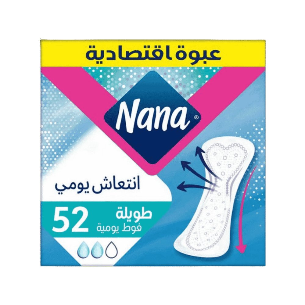 Nana Daily Fresh Long Liners - 52pads | نانا فوط يومية طويلة - 52 قطعة