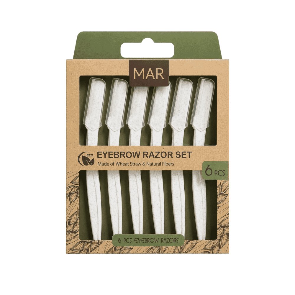 MAR Eyebrow Razor Set 6 Pcs | مار مجموعة شفرات حواجب