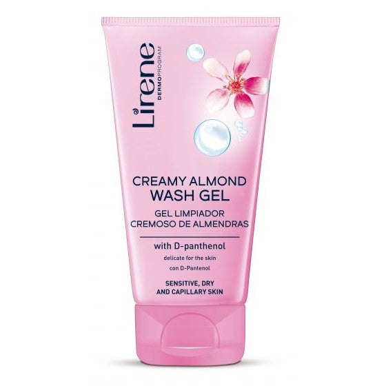 Lirene Creamy Almond Wash Gel - 150ml | ليرين غسول جل كريمي باللوز - 150 مل