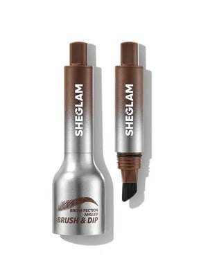 SHEGLAM BROW-FECTION ANGLED BRUSH & DIP - 1.2ml| شيكلام محدد الحواجب بفرشاة مائلة - 1.2 مل