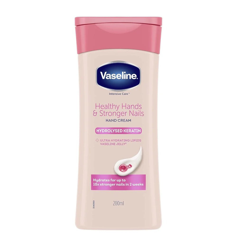 Vaseline Intensive Care Healthy Hands Stronger Nails Body Lotion | فازلين لوشن للجسم والاظافر واليدين