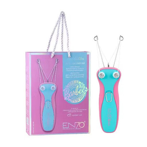 ENZO Professional Barbie Edition Electric Threading Machine for Hair Removal | انزو جهاز إزالة الشعر بالخيط الكهربائي بروفيشنال إصدار باربي