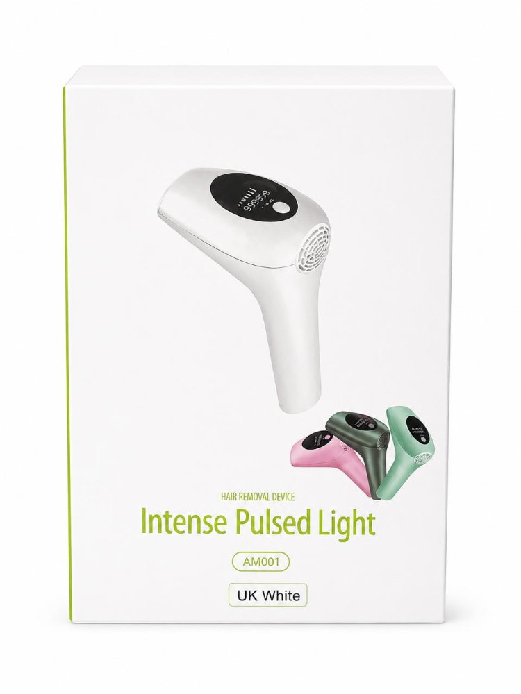 IPL Hair Removal Device White |جهاز ليزر الاصدار الثلجي لايت IPL – اللون الأبيض