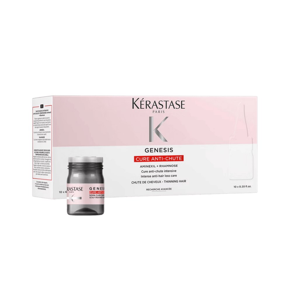 Kérastase Genesis Cure Anti-Chute Ampoules +Rhamnose - 10 x - 6ml | كيراستاس جينيسيس كيور أمبولات مكثفة لمكافحة تساقط الشعر - 10 × 6 مل