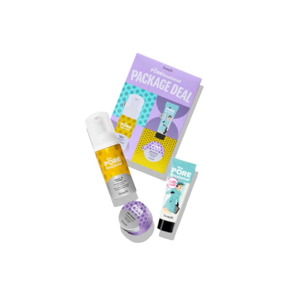 Benefit The POREfessional Package Deal | Pore Care Mini Set - 3pcs | بنفت مجموعة متكاملة للعناية بالمسام والبشرة - 3 قطع