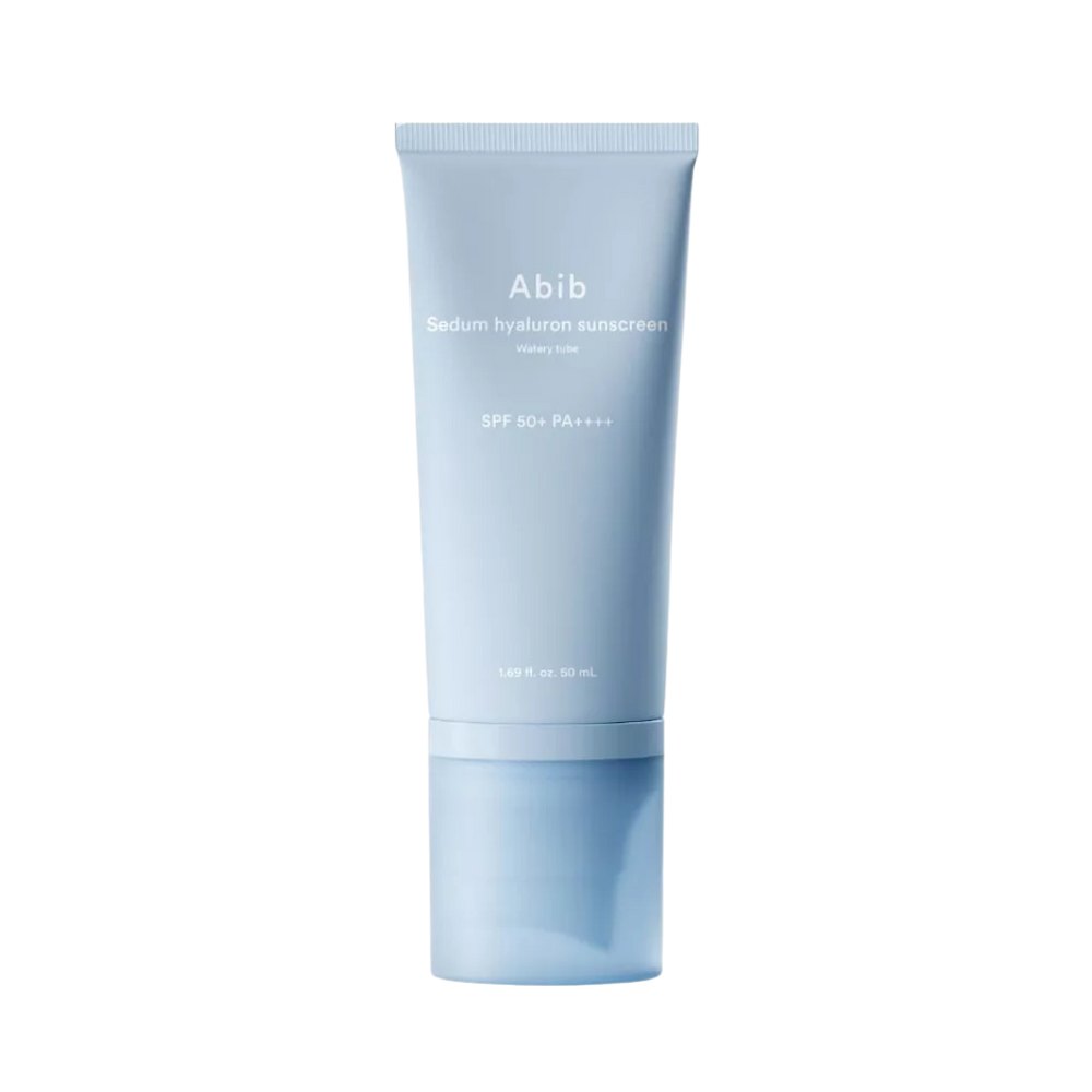 Abib Sedum Hyaluron Sunscreen Watery Tube SPF50+ PA++++ – 50ml | أبـيب كريم واقي الشمس – أنبوب مائي سدوم هيالورون SPF50+ PA++++ – 50 مل
