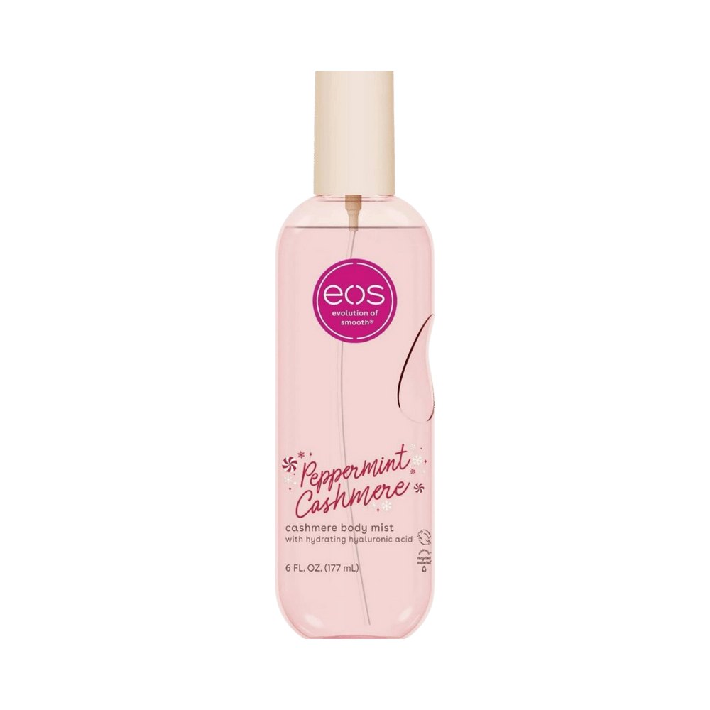 eos Holiday Body Mist - Peppermint Cashmere - 177ml | اي او اس ميست للجسم كشمير برائحة حلوى النعناع - 177مل