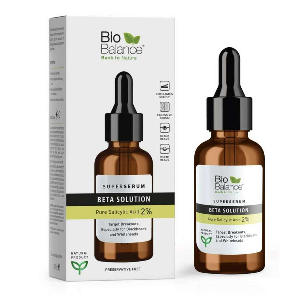 Bio balance Beta Solution Super Serum - 30 ml | بايو بالانس سوبر سيروم ساليسليك اسيد 2% - 30 مل