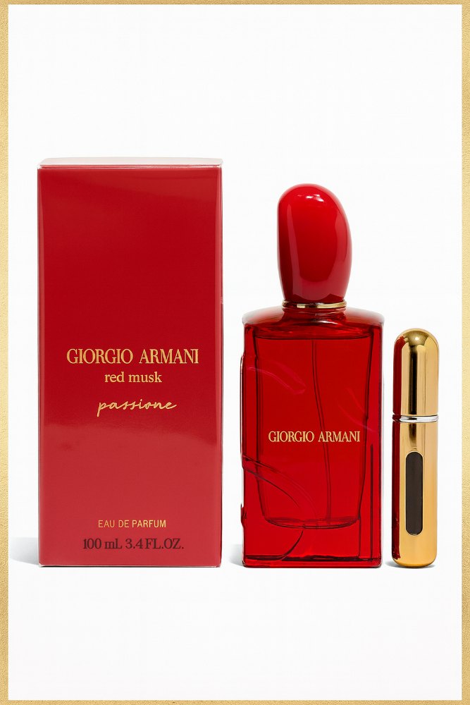 perfume samples SI PASSIONE RED MUSK 4,5 ML | جورجيو ارماني عينة عطر سي باشن ريد مسك للنساء - 4,5 مل