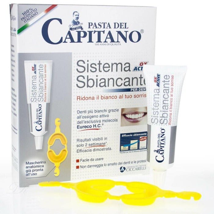 CAPITANO Pasta del Whitening Toothpaste | كابيتانو مجموعة للتبييض معجون أسنان باستا ديل