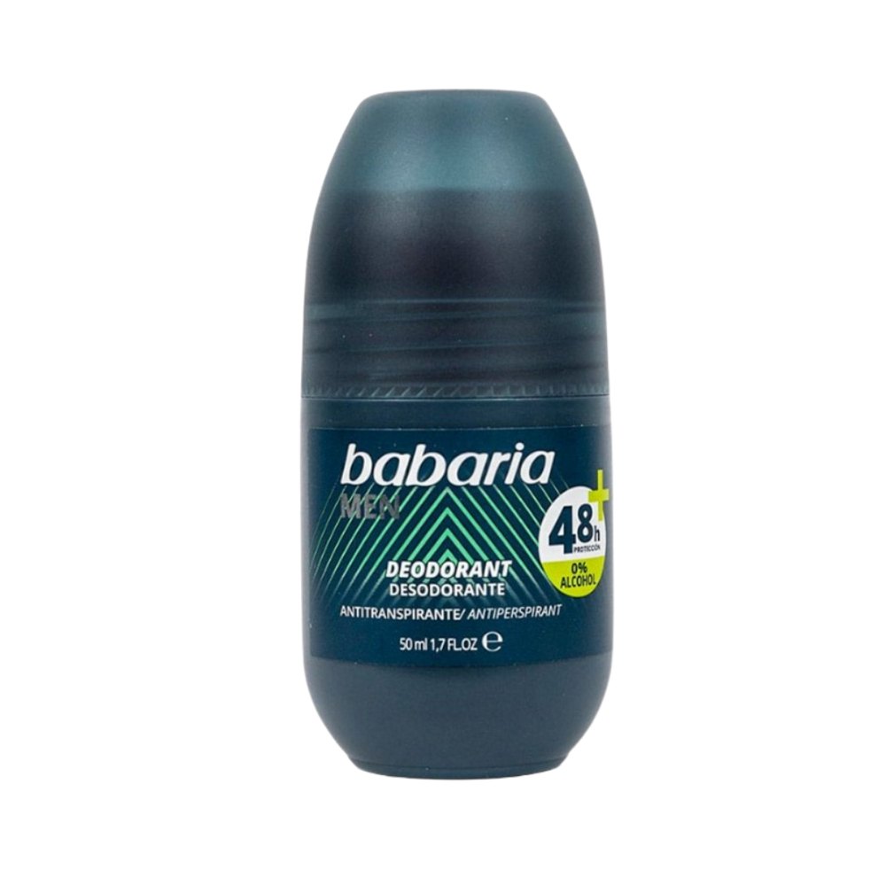 BABARIA Deo Antitranspirante 24h - 50ml | باباريا رول مزيل تعرق 24 ساعة - 50 مل