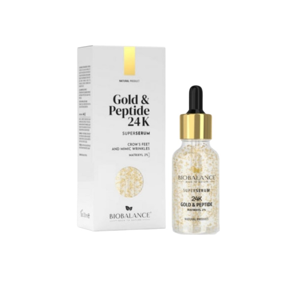 Bio Balance 24K Gold & Peptide Super Serum - 30ml | بايو بالانس سيروم الببتيدات مع رقائق الذهب - 30 مل