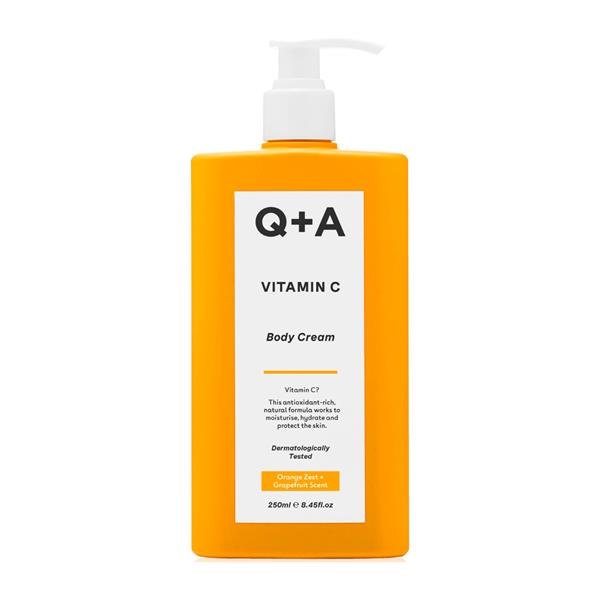 Q+A Vitamin C Body Cream - 250ml | كيو بلس ايه كريم الجسم بالفيتامين سي - 250 مل