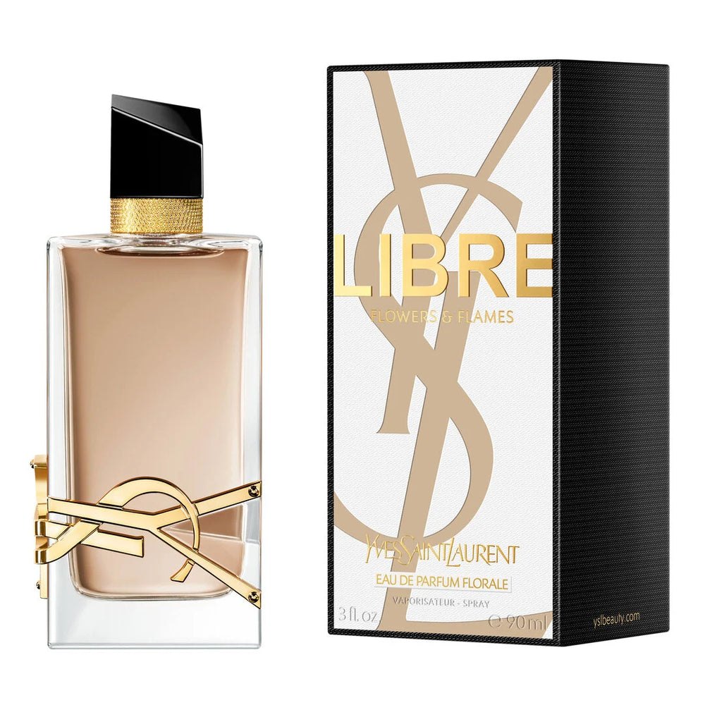 Yves Saint Laurent Libre Flowers & Flames Edp - 90ml | ايف سان لوران عطر ليبر فلاورز آند فلامز أو دو بارفان للنساء - 90 مل