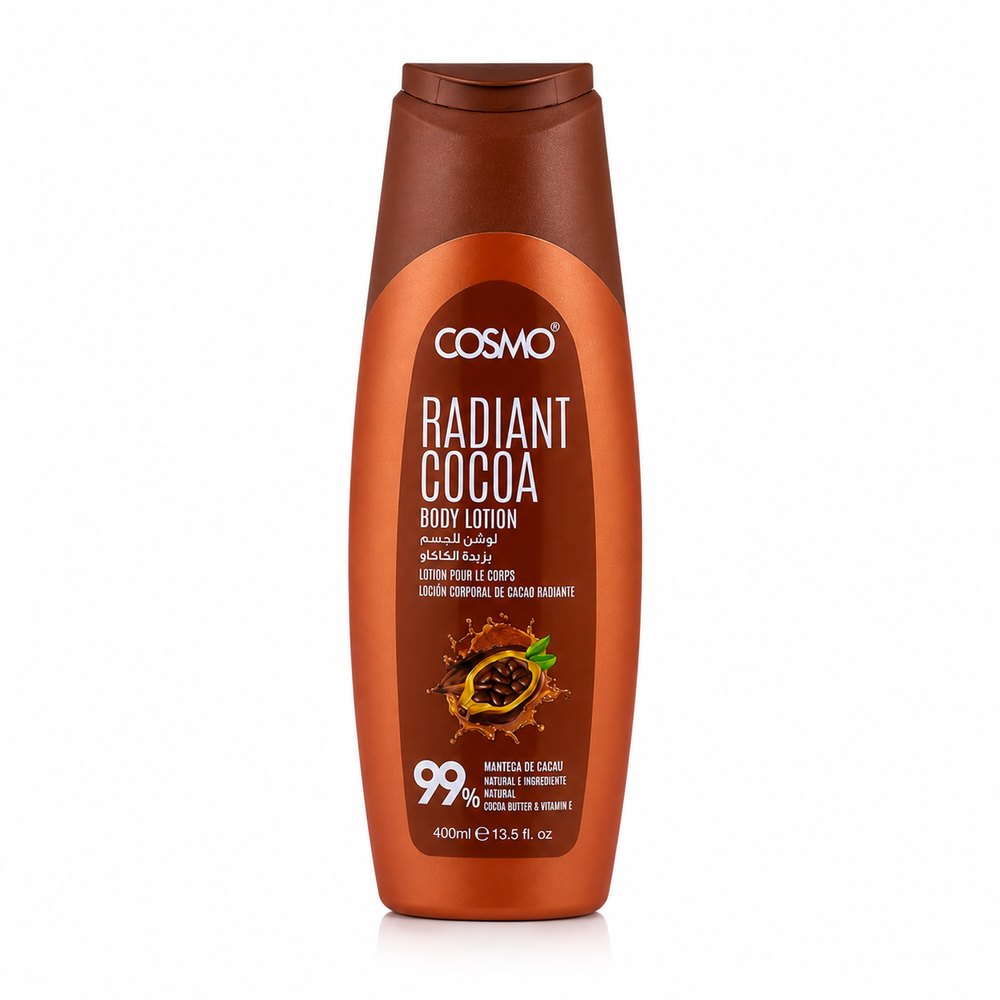 COSMO Radiant Cocoa Body Lotion - 400ml | كوزمو لوشن للجسم بزبدة الكاكاو - 400 مل