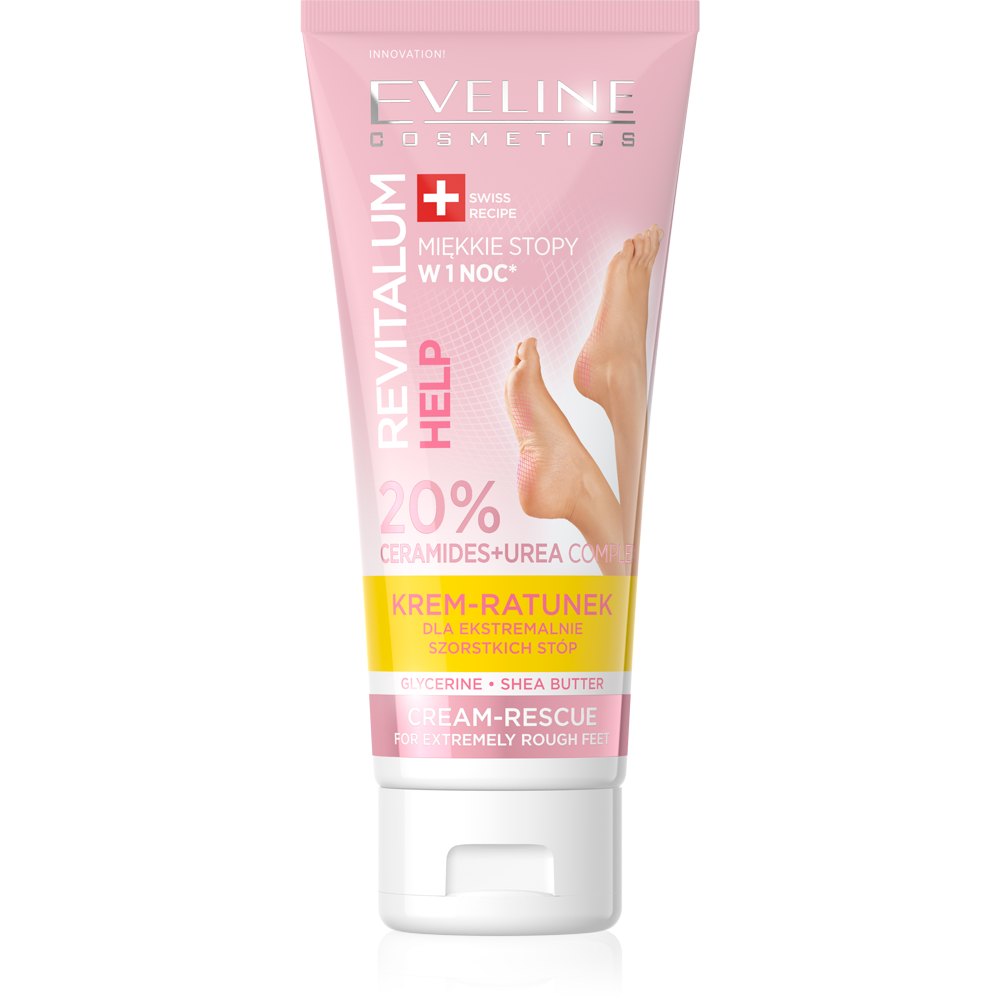 Eveline Revitalum 20% Ceramides Urea - 75ml | ايفلين كريم الاقدام بالسيراميد 20 % - 75 مل