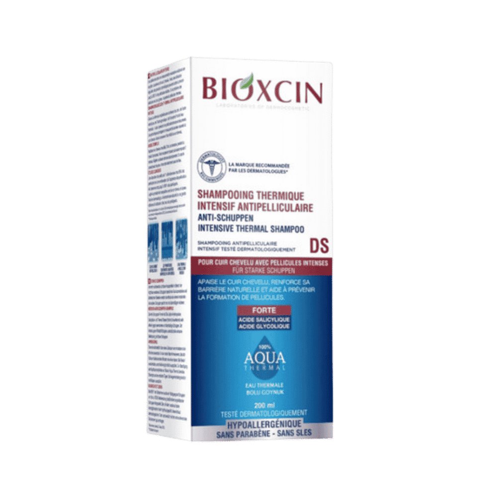 BIOXCIN Shampooing Thermique Intensif Antipelliculaire Anti Schuppen Intensive Thermal Shampoo - 200ml |بيوكسين شامبو الحراري المكثف المضاد للقشرة - 200 مل