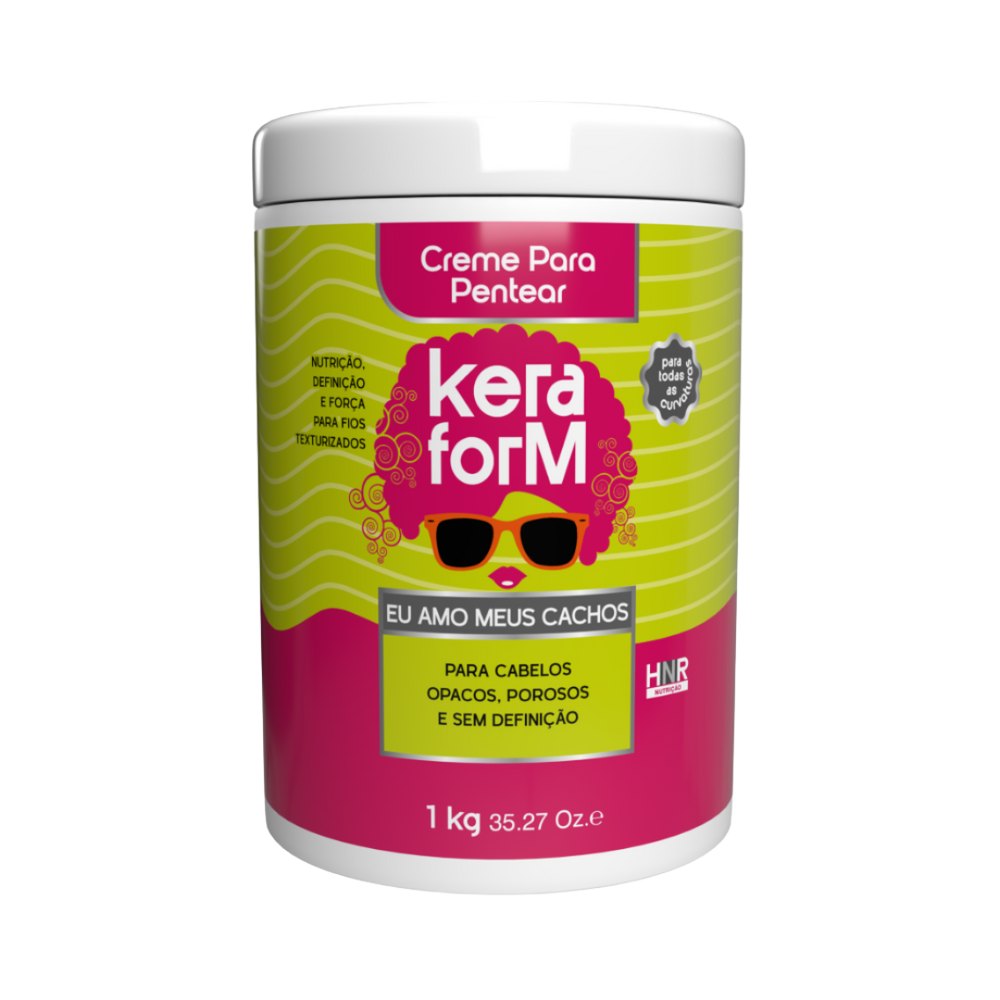 SKAFE Kera Form Eu Amo Meus Cachos - 1 Kg | سكاف كيرا فورم كريم تصفيف للشعر الكيرلي - 1 كغ