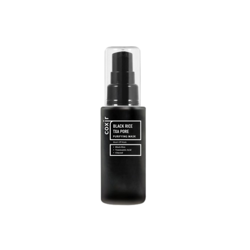 coxir Purifying facial mask Black Rice Txa Pore - 50ml | كوكسر ماسك منقي للوجه بالفحم و الترانيكساميك اسيد و الأرز الاسود - 50 مل